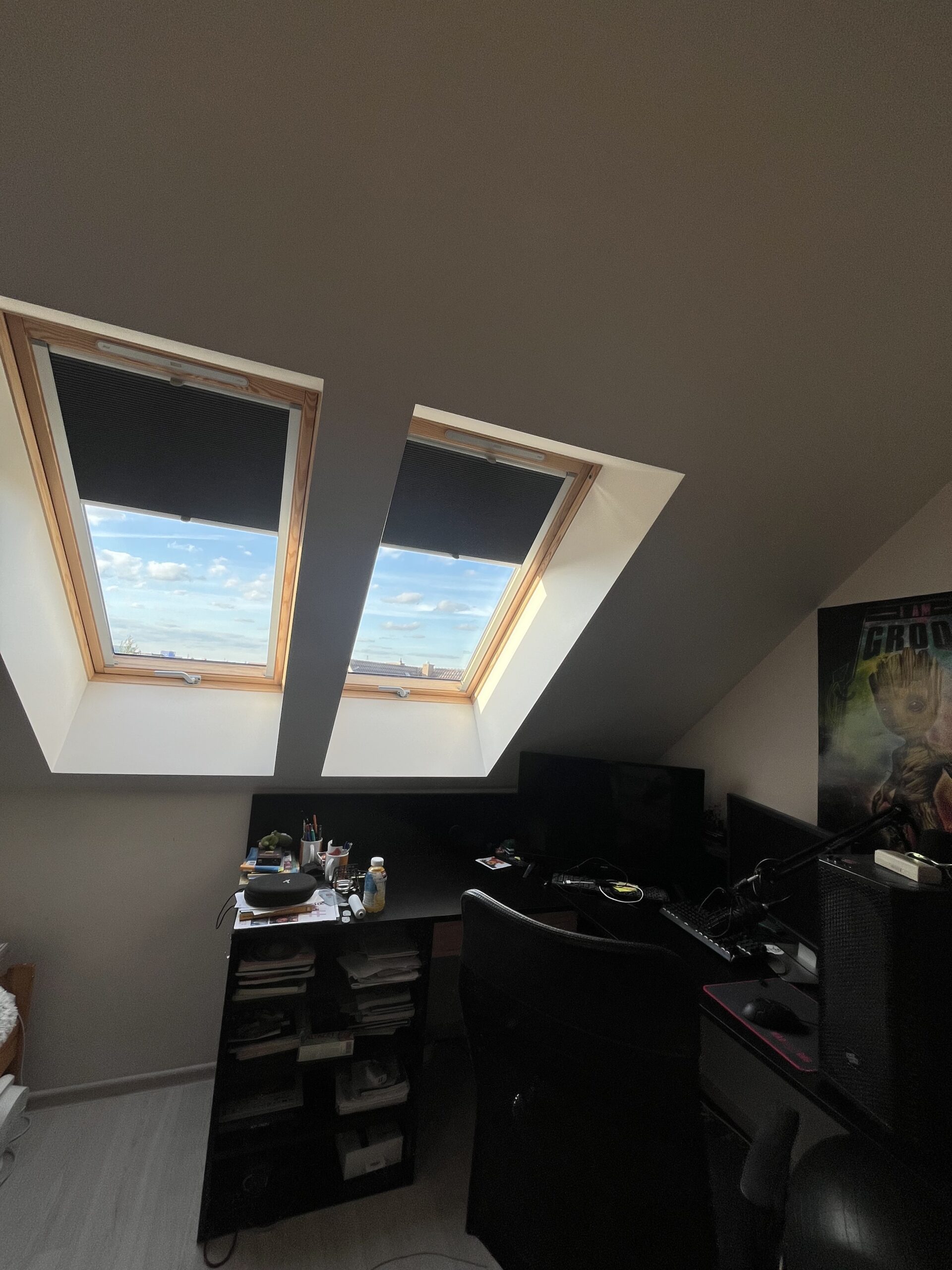 Plisy okienne wnętrze